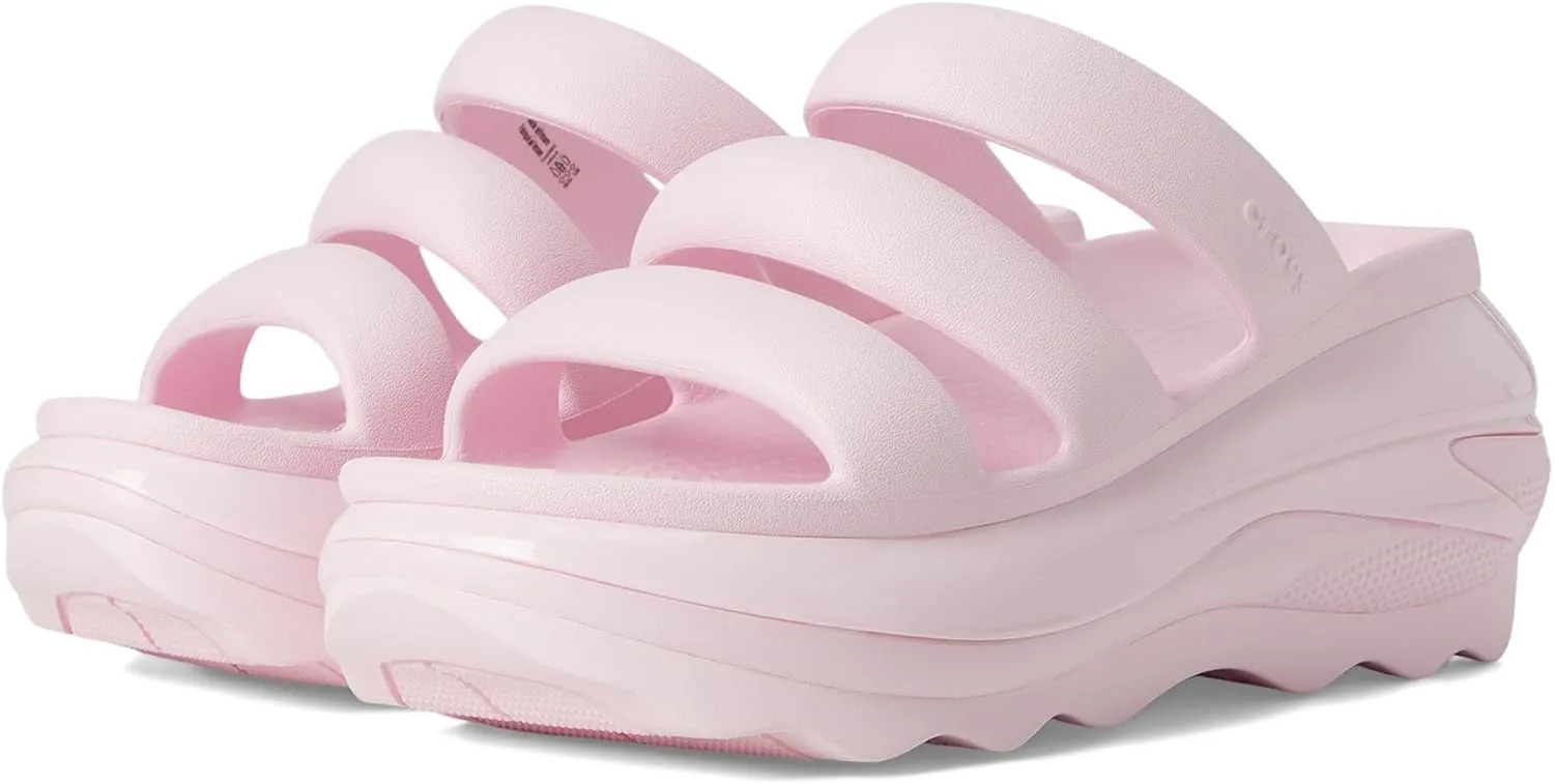 Crocs Unisex-Adult Mega Crush Triple Strap Sandal Platform