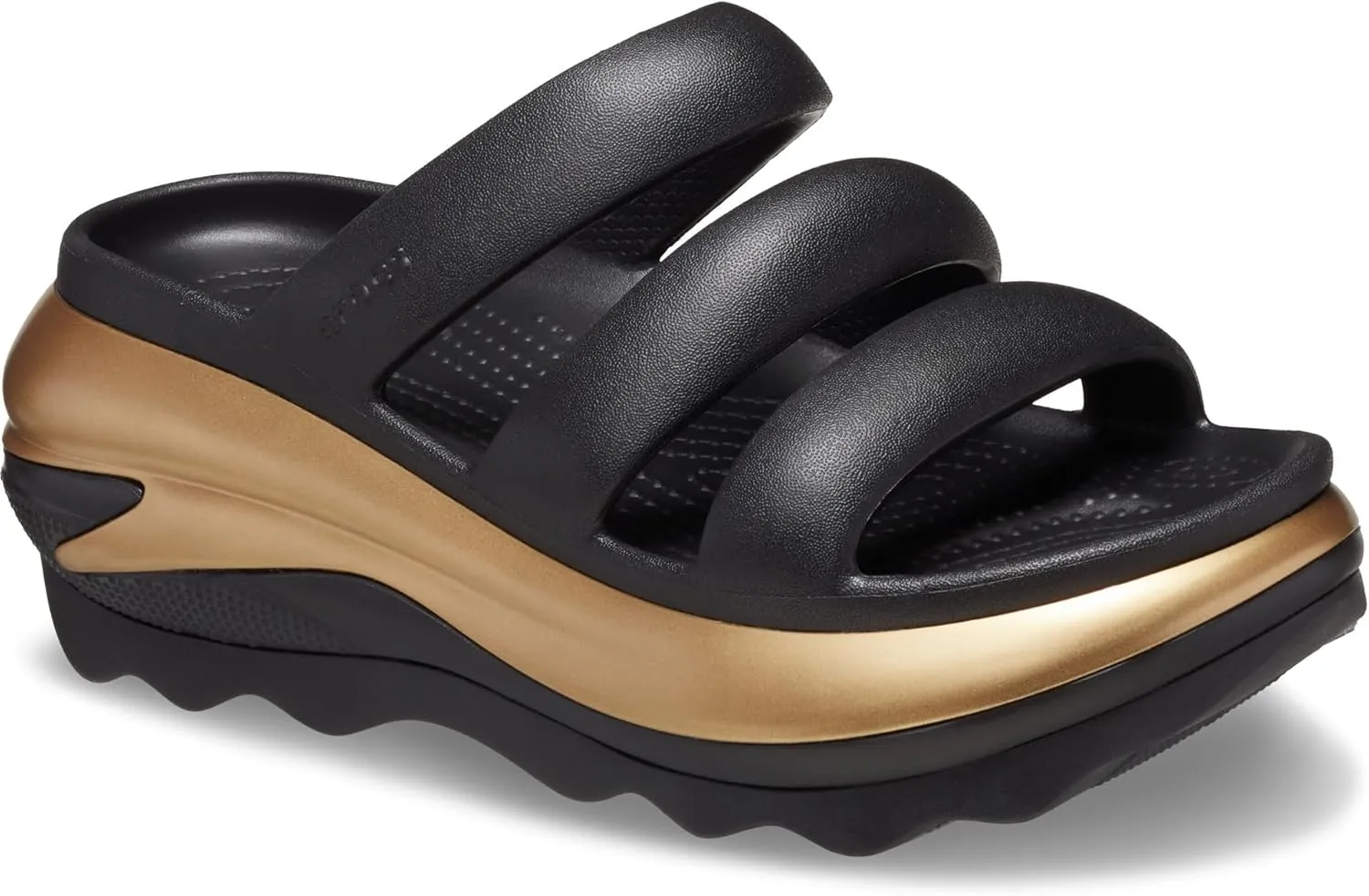 Crocs Unisex-Adult Mega Crush Triple Strap Sandal Platform