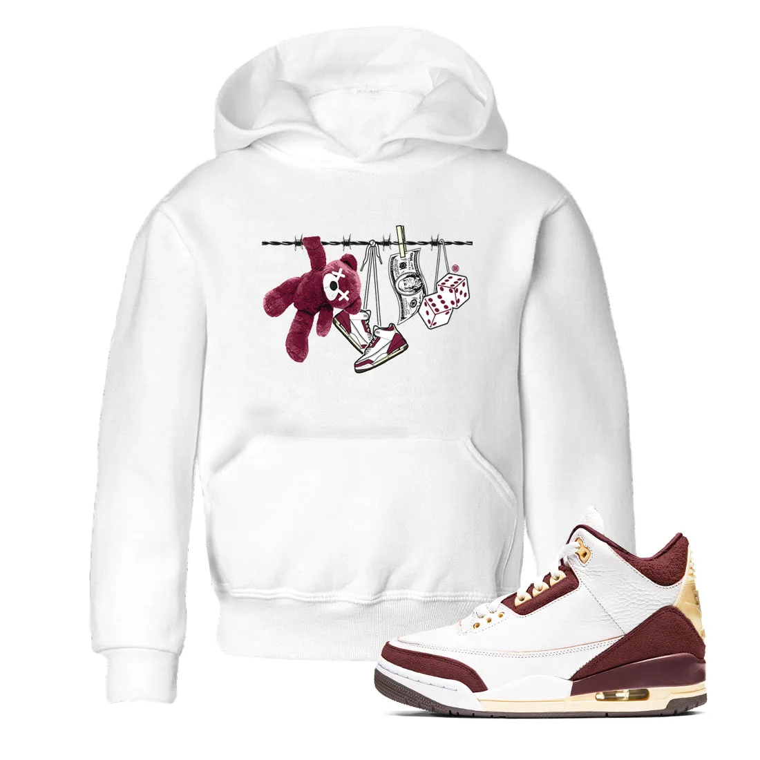 Crush Maniere Air - x Recommended Burgundy Ma Act now for savings Clothesline SNRT Sneaker 3 Kids Jordan Tees A