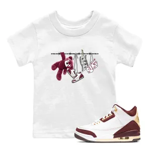 Crush Maniere Air - x Recommended Burgundy Ma Act now for savings Clothesline SNRT Sneaker 3 Kids Jordan Tees A