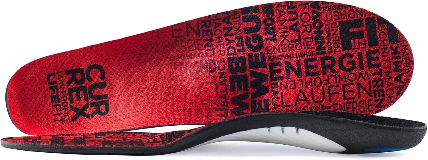 CURREX LIFEFIT - Everyday Comfort & Support Insole, Ball of Foot Support, Foot and Heel Relief, Metatarsal Cushioning Insert for Work and Casual Walking Shoes, Men and Women