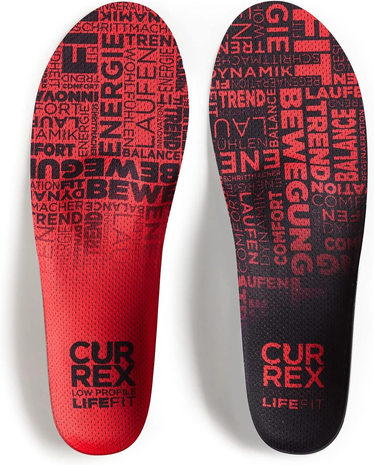 CURREX LIFEFIT - Everyday Comfort & Support Insole, Ball of Foot Support, Foot and Heel Relief, Metatarsal Cushioning Insert for Work and Casual Walking Shoes, Men and Women
