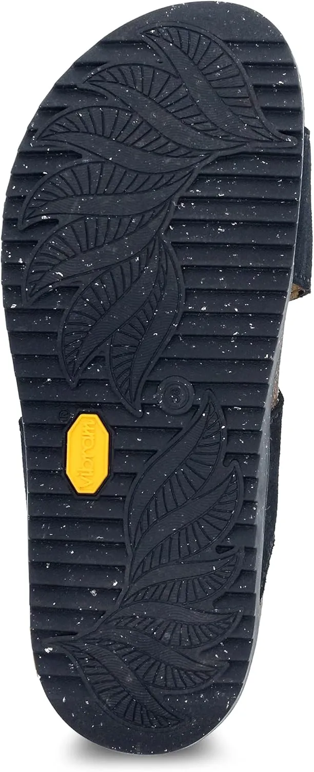 Dansko Dayna Double Buckle, Slip-On Sandal for Women - Cushioned Cork Midsole for Comfort and Shock Absorption - Vibram ECOSTEP EVO Rubber Outsole for Long-Lasting Wear