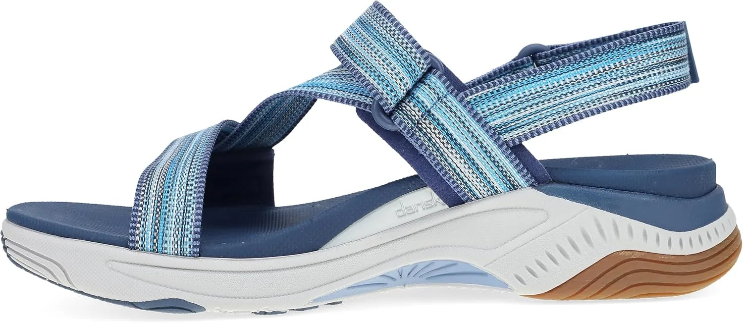 Dansko Rayna Fully Adjustable Sport Sandal for Women - Lightweight EVA Midsole and Rubber Outsole - Natural Arch Technology for Added Support - Hook and Loop Closure