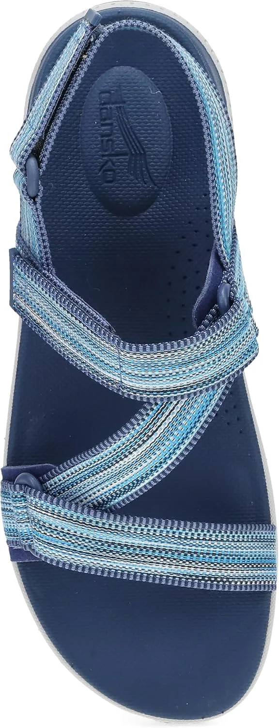 Dansko Rayna Fully Adjustable Sport Sandal for Women - Lightweight EVA Midsole and Rubber Outsole - Natural Arch Technology for Added Support - Hook and Loop Closure