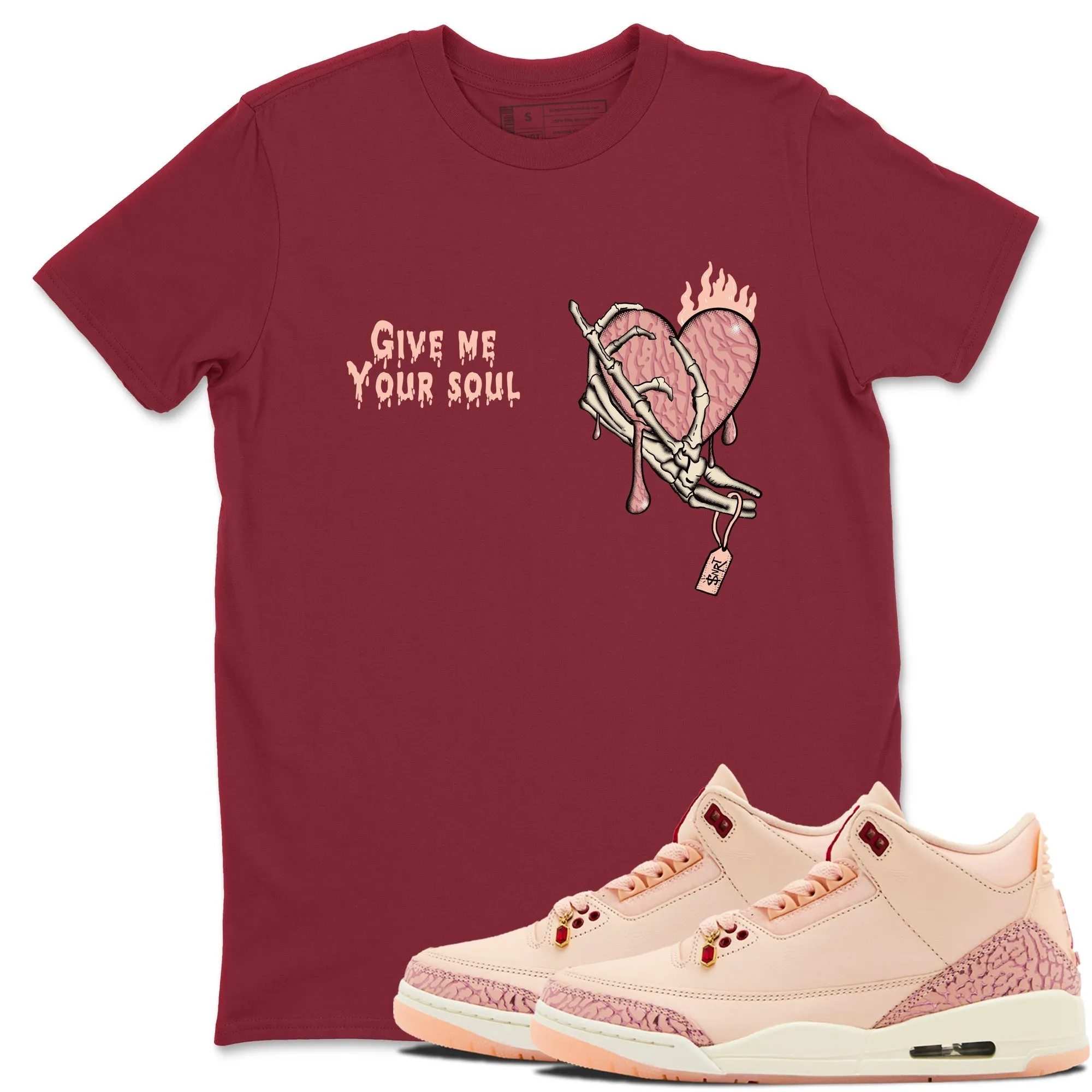 Day Cost-efficient Air Sneaker Award-winning 3 SNRT Soul Me Give - Tees Valentines Jordan Your