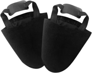 DECHOUS 1Pair Bowling Shoe Covers with Elastic Straps for Smooth Gliding Bowling Accessories for Casual and Professional Bowlers Enhancing Comfort and Protection Black