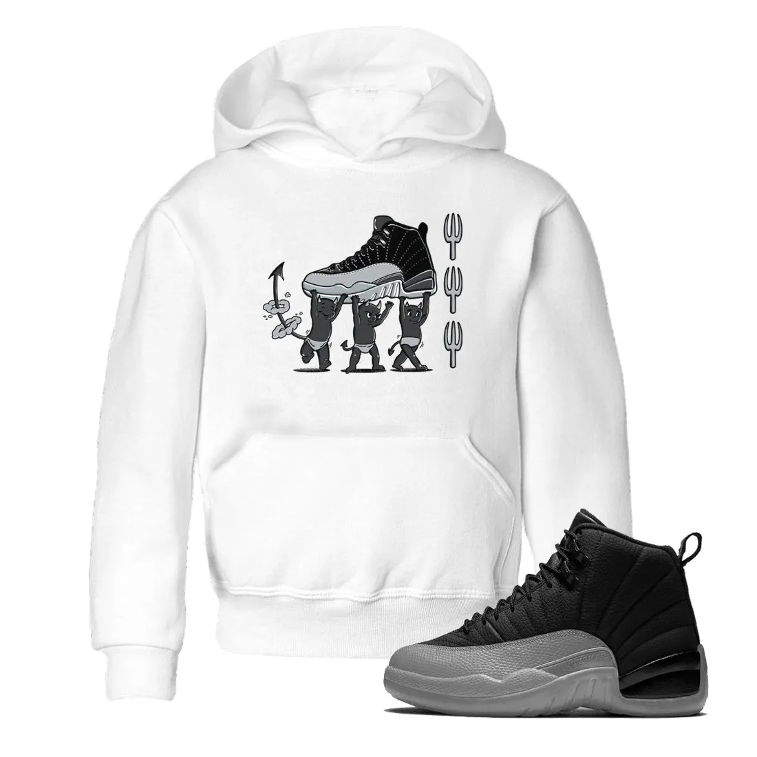 Devil Grey Jordan SNRT Sneaker - 12 Wolf Black Air Extensive selection Kids Trend-setting Babies Tees