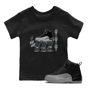 Devil Grey Jordan SNRT Sneaker - 12 Wolf Black Air Extensive selection Kids Trend-setting Babies Tees