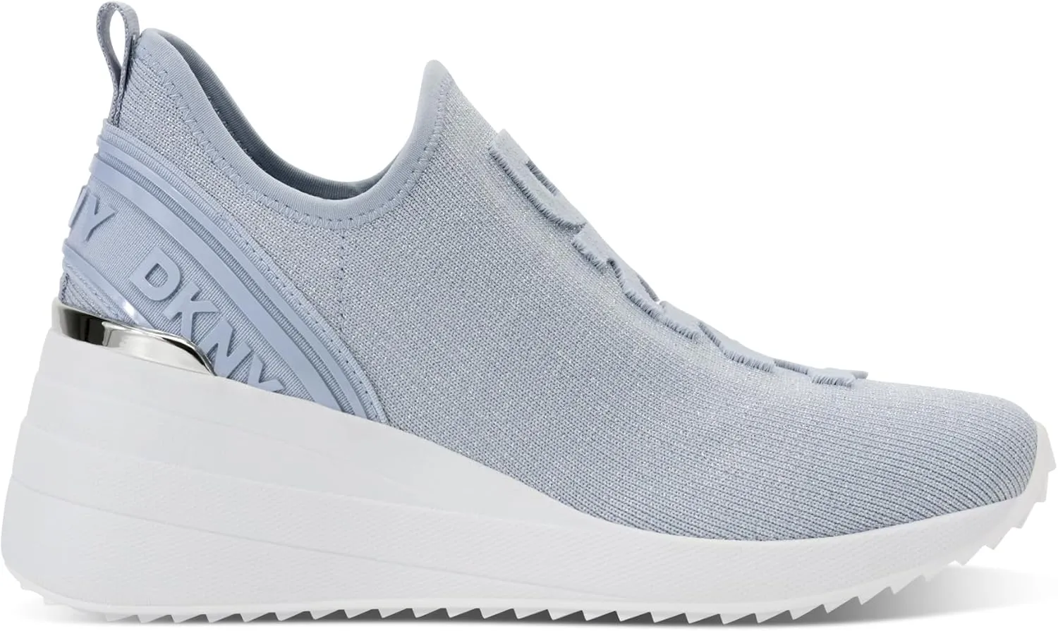 DKNY Women's Keeva Everyday Slip on Wedge Sneaker with Logo