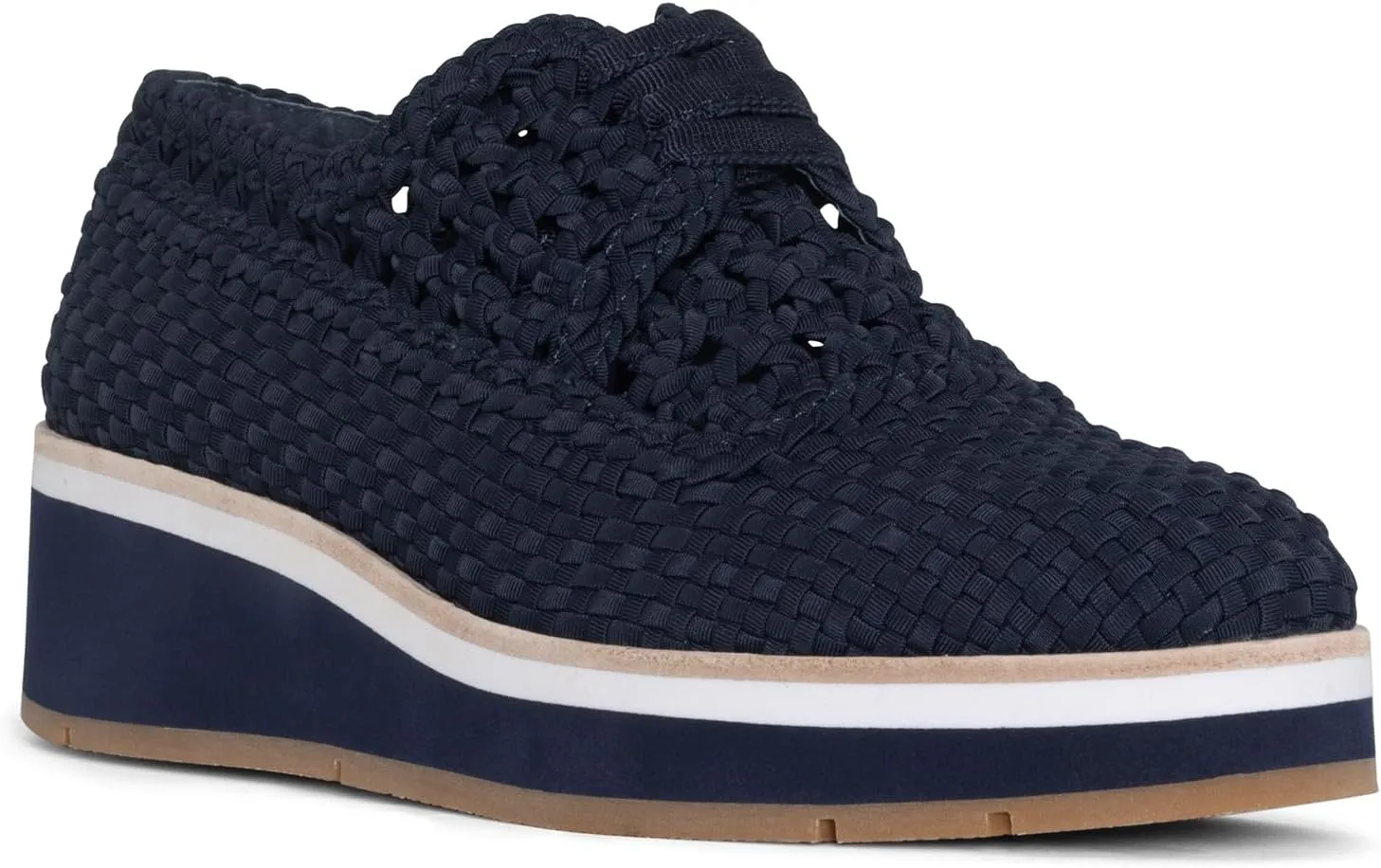 Donald Pliner Women's Napoli Crepe Elastic Wedge Sneaker