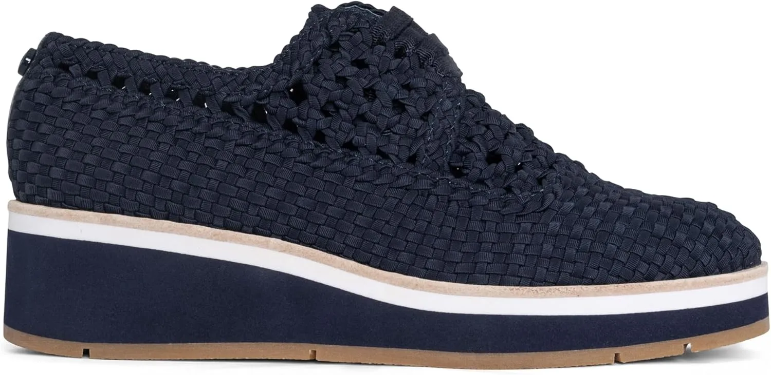 Donald Pliner Women's Napoli Crepe Elastic Wedge Sneaker