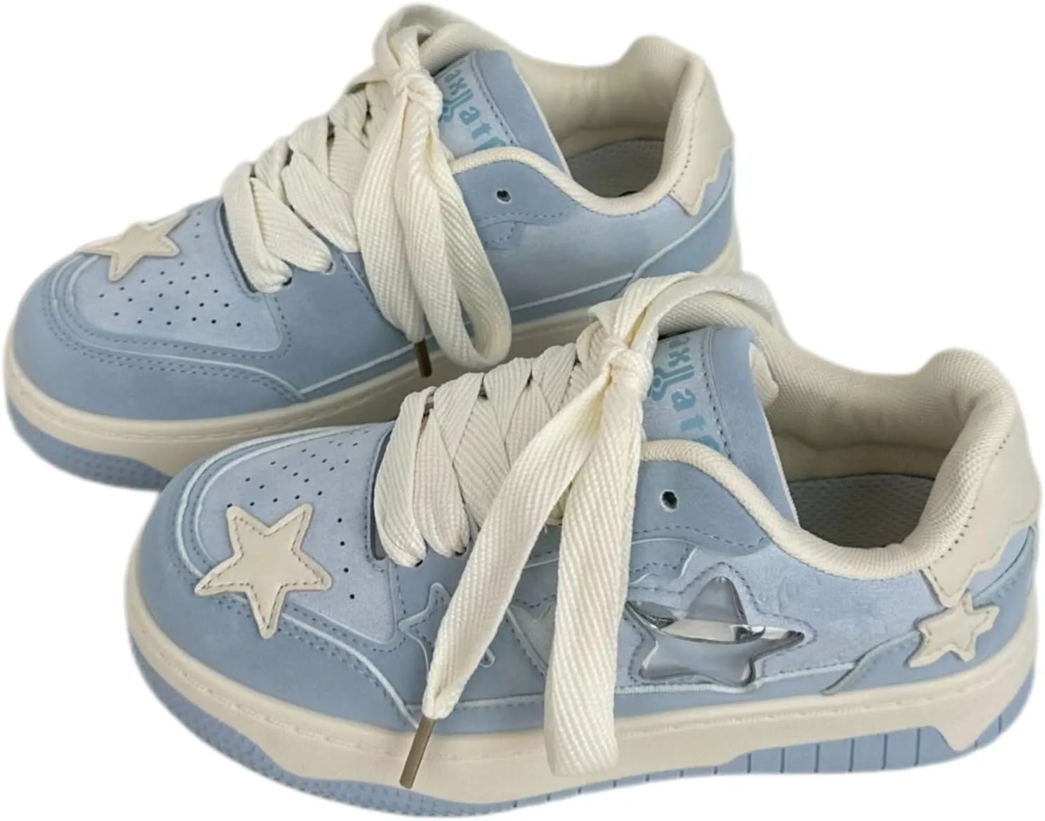 Dopamine Chunky Star Shoes Women Y2K Colorful Platform Tennis Sneakers Spring Fashion Casual Streetwear for Girls Students