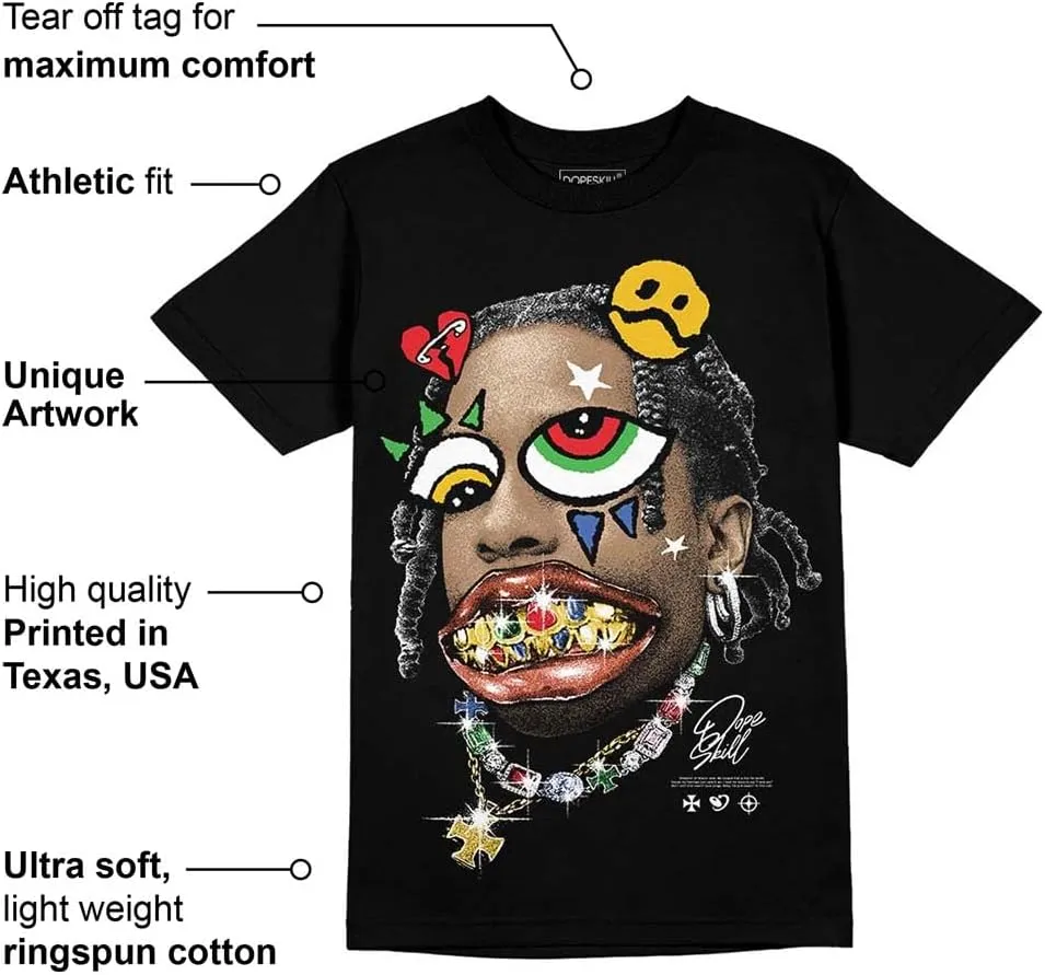 DopeSkill Graphic Tee Streetwear Hip Hop Hypebeast Street Style Crew Neck Unisex T-Shirt Sneaker Colour Matching Shirts Angel