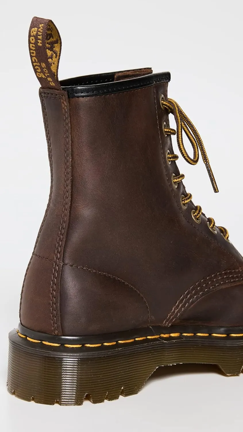 Dr. Martens Women's 1460 Bex Crazy Horse Leather 8 Eye Boot