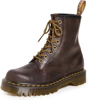 Dr. Martens Women's 1460 Bex Crazy Horse Leather 8 Eye Boot