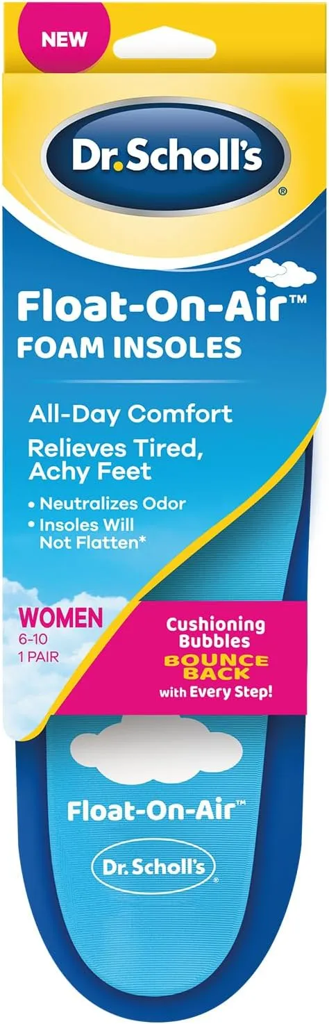 Dr. Scholl's® Float-On-Air® Comfort Insoles, Women, 1 Pair, Full Length