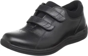 Drew Shoe Women's Lotus, Black Calf, 9 WW US