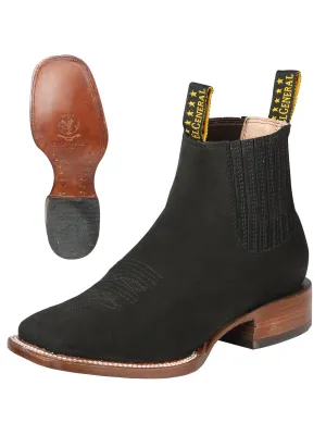 El General  Boot  Black Nubuck 128094