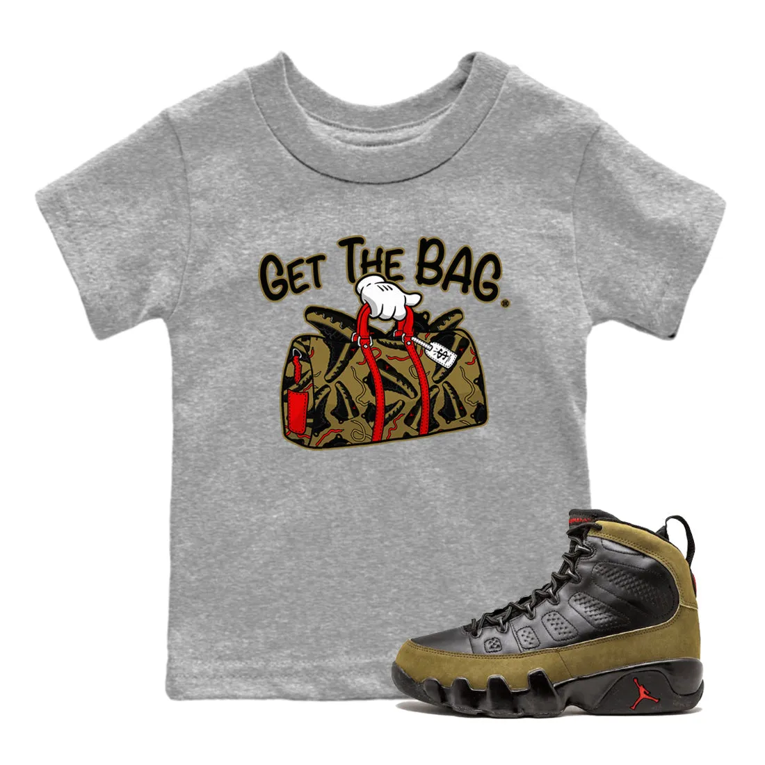 Energy-efficient - 9 Clean lines Air Jordan The Sneaker Kids Tees Bag Get SNRT Olive
