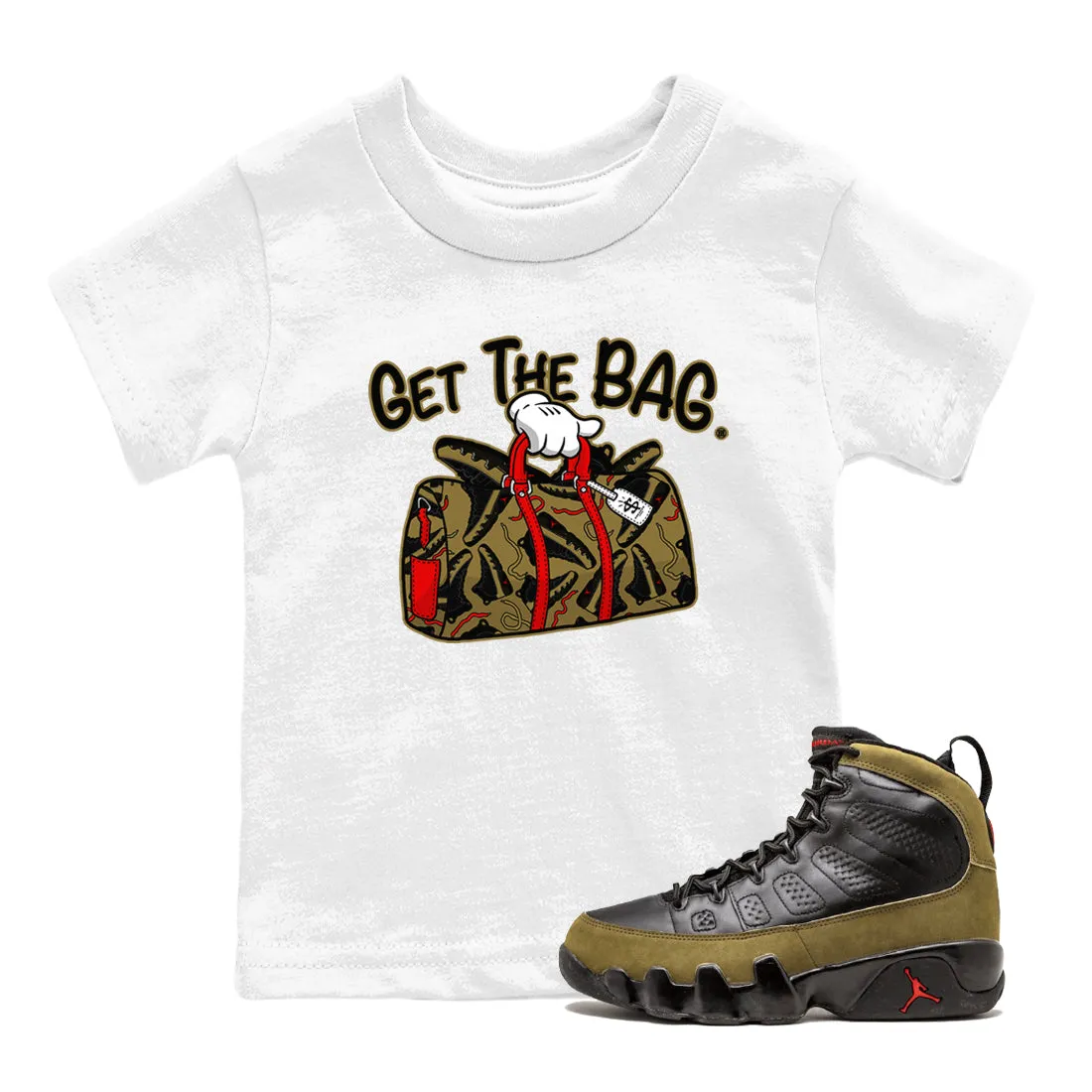 Energy-efficient - 9 Clean lines Air Jordan The Sneaker Kids Tees Bag Get SNRT Olive