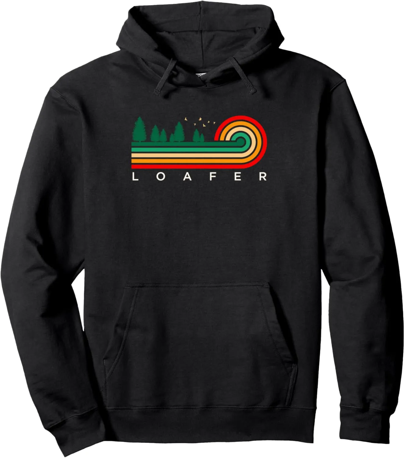 Evergreen Vintage Stripes Loafer, Arkansas Pullover Hoodie