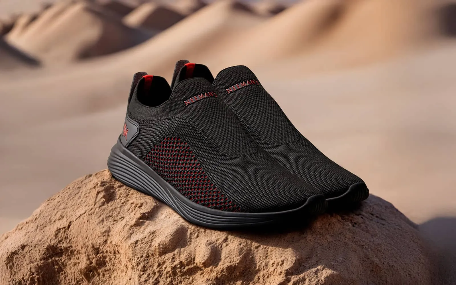 Everyday Basic Slip Ons : Striking Lava