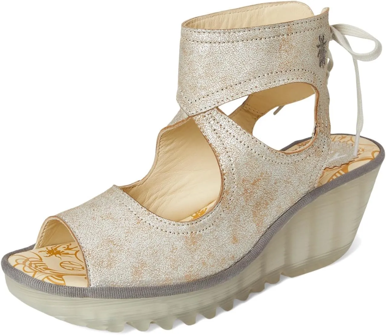 FLY London Women's Yulp571fly Wedge Sandal