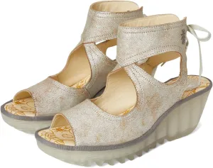 FLY London Women's Yulp571fly Wedge Sandal