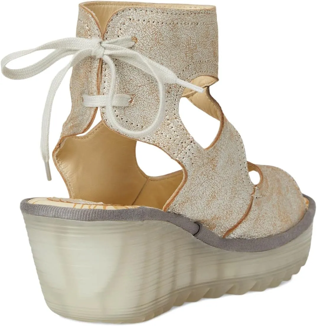 FLY London Women's Yulp571fly Wedge Sandal