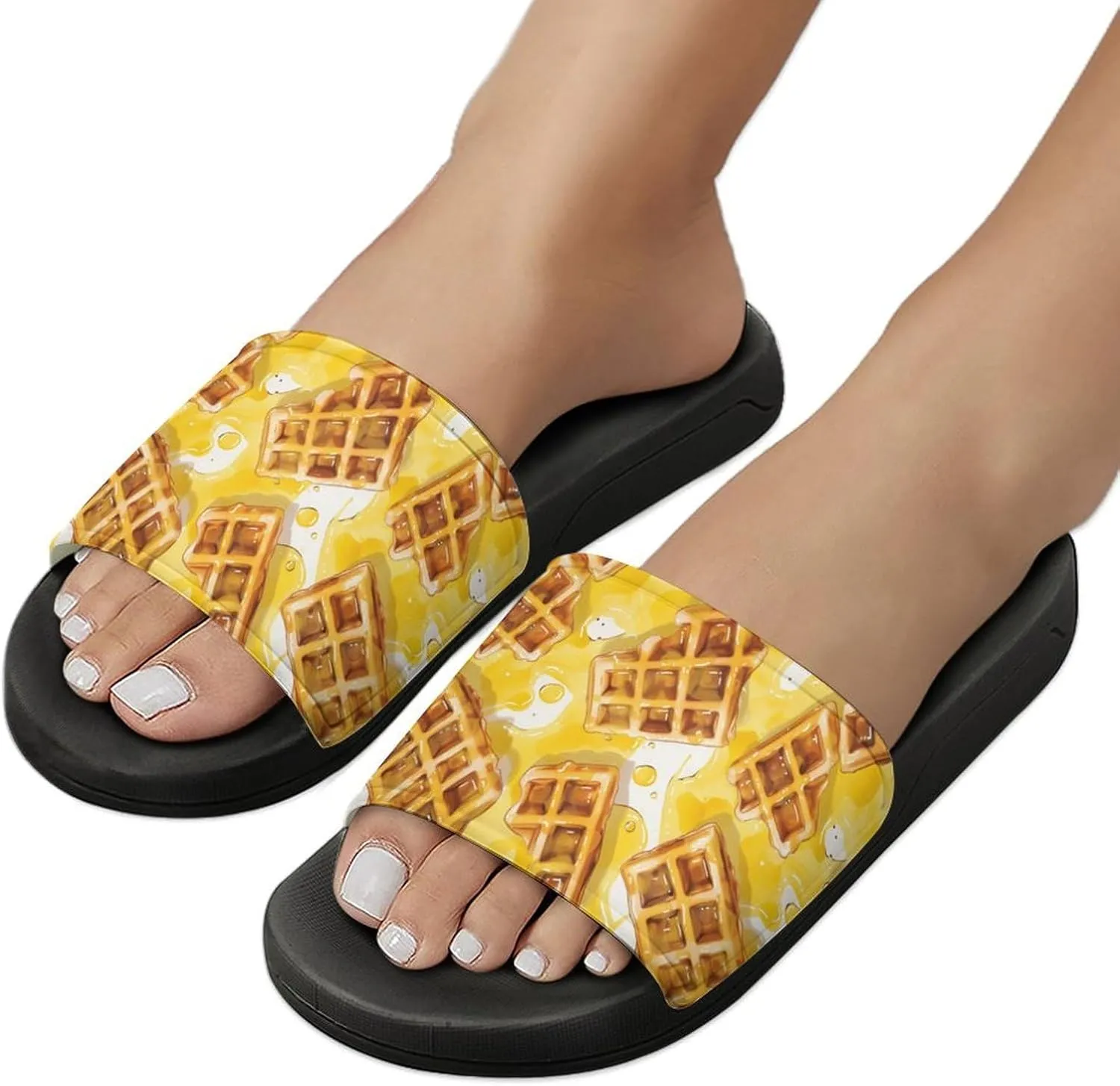 Food Honey Funny Slippers Slides Sandals Shower Home House Shoes Non Slip Soft Sole Shoe For Men Women Bathroom