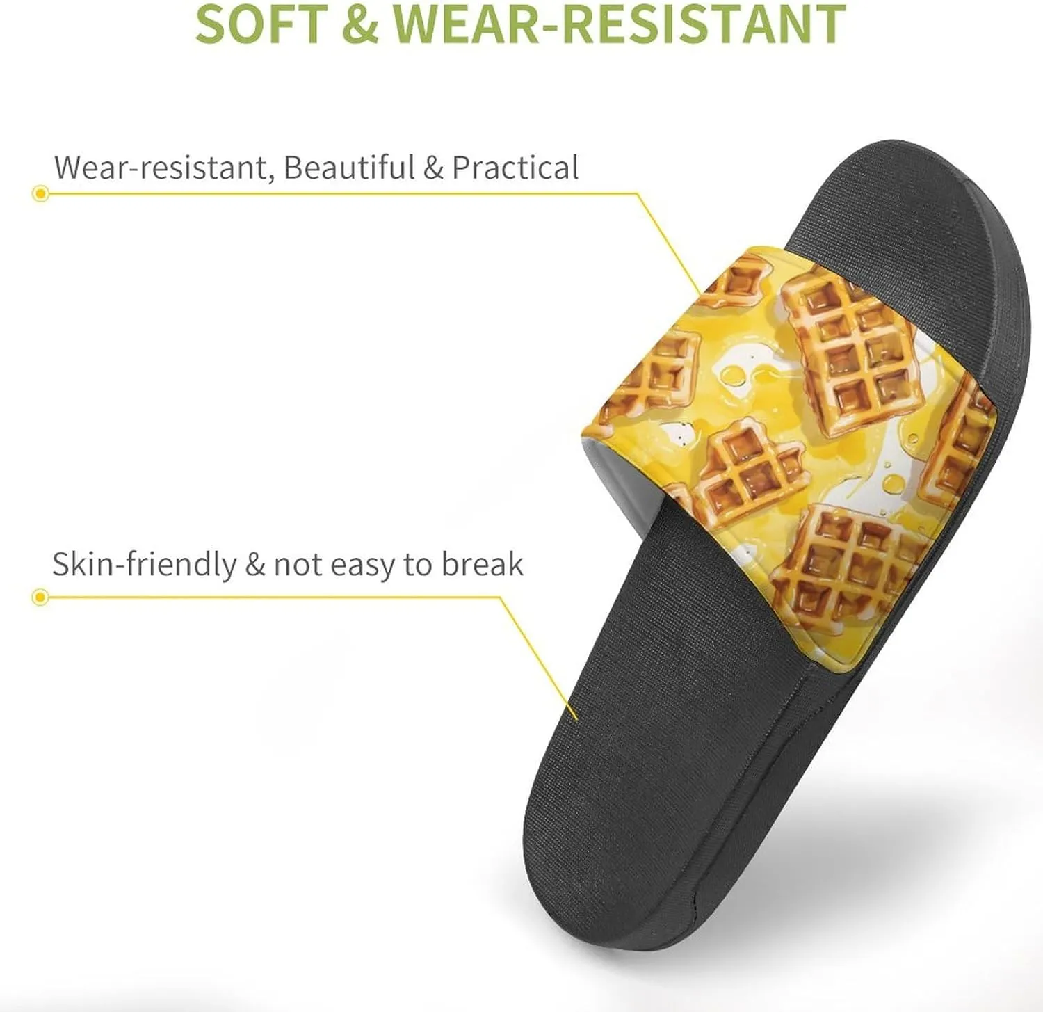 Food Honey Funny Slippers Slides Sandals Shower Home House Shoes Non Slip Soft Sole Shoe For Men Women Bathroom
