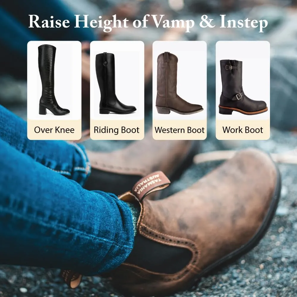 FootFitter Instep & Vamp Boot Stretcher, Relieves Foot Tightness Across Top, Men & Women Boot Raiser