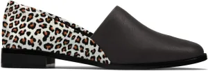 FOWT Two Tone Multicolor Penny Loafers for Women Side Cut Round Toe Driving Style Loafer Low Heels Fashion Printed Flats Casual Dress Comfort Soft Walking Shoes Size 4-16 US