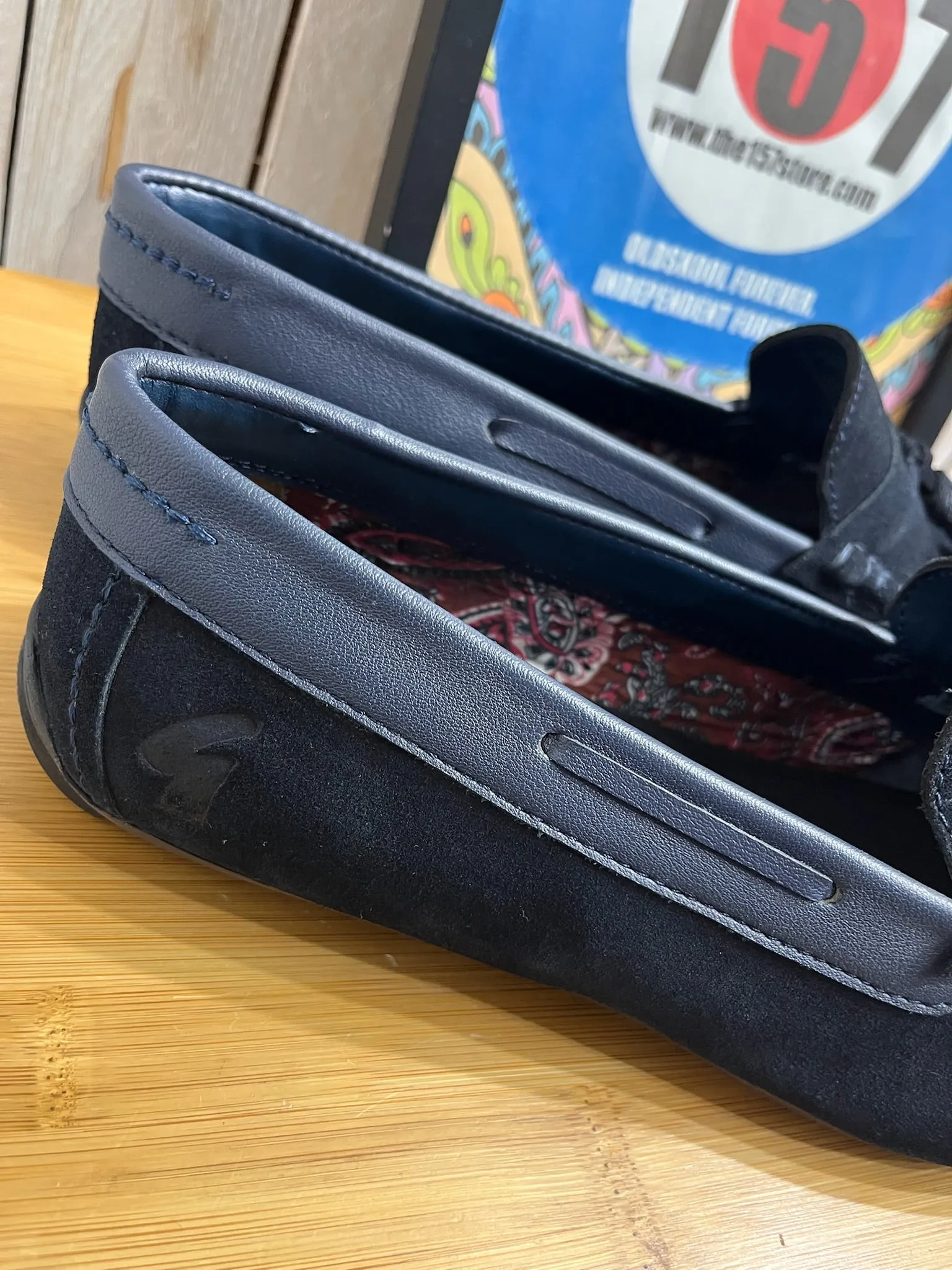 Gabicci Charlie Suede Loafers - Navy