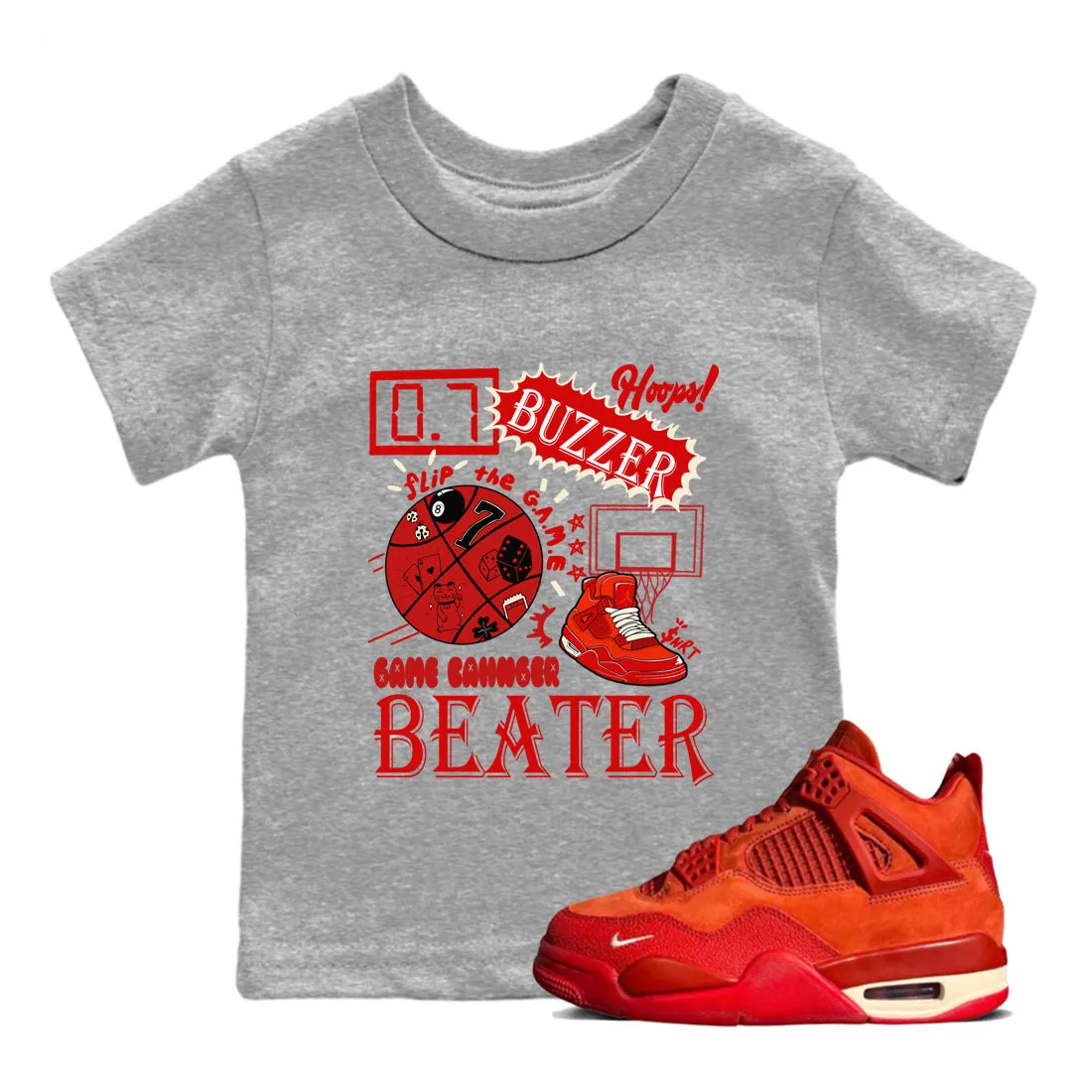 Game Customer satisfaction Brick Kids Brick By Tees 4 - Jordan Sneaker Top-choice SNRT Changer Air