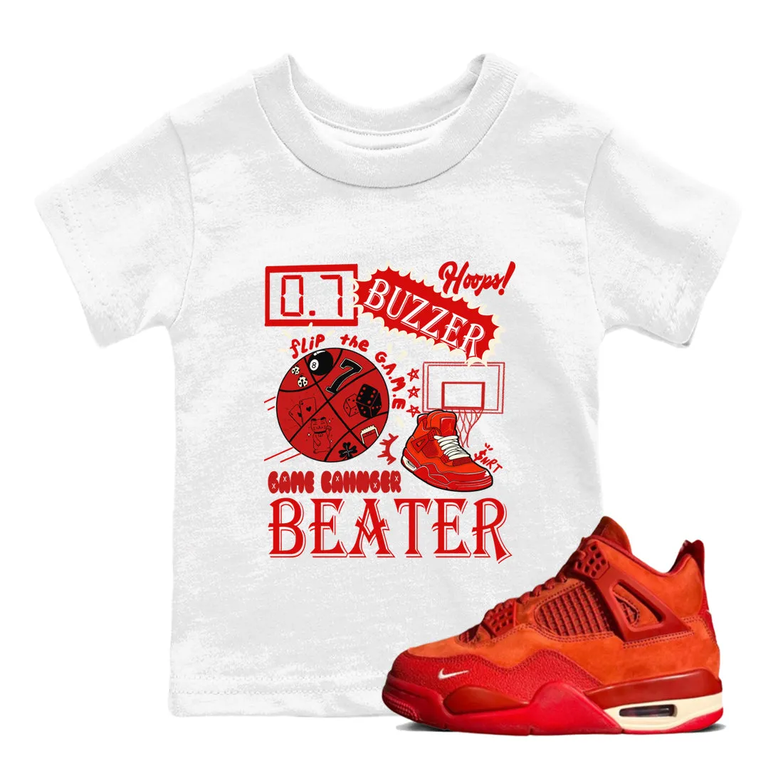 Game Customer satisfaction Brick Kids Brick By Tees 4 - Jordan Sneaker Top-choice SNRT Changer Air