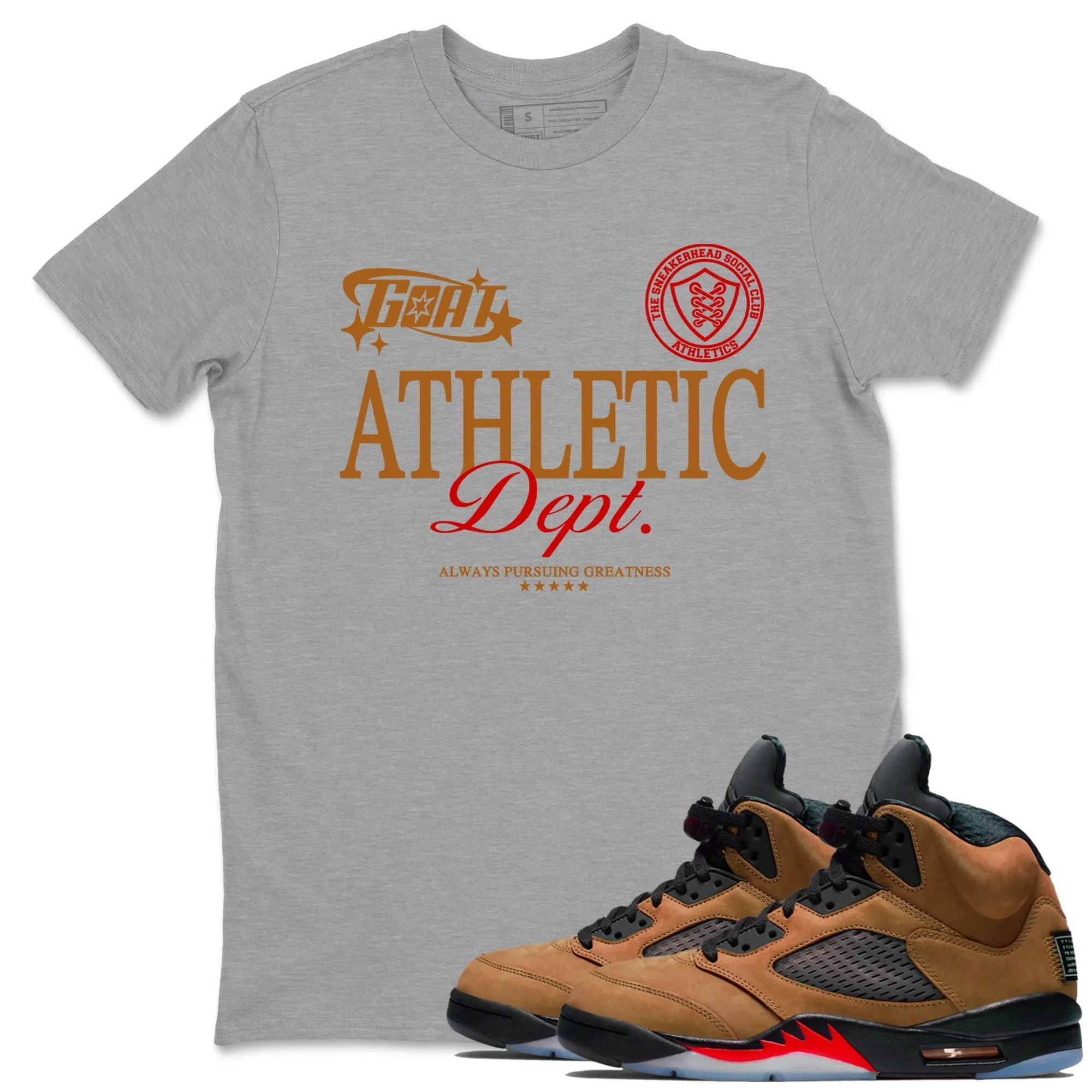 Goat Archaeo Dept Air Jordan Brown 5 Hot offer Tees Athletic - Ultimate savings SNRT Sneaker