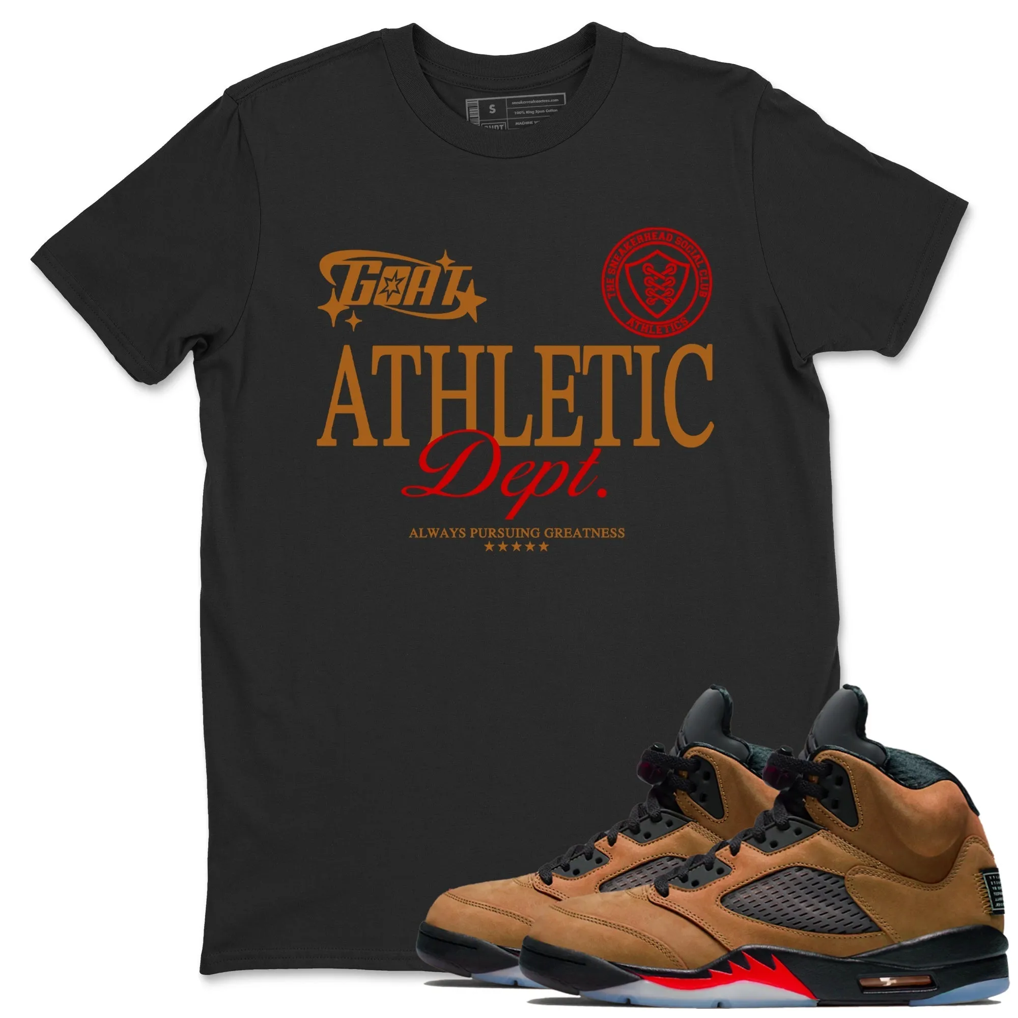 Goat Archaeo Dept Air Jordan Brown 5 Hot offer Tees Athletic - Ultimate savings SNRT Sneaker