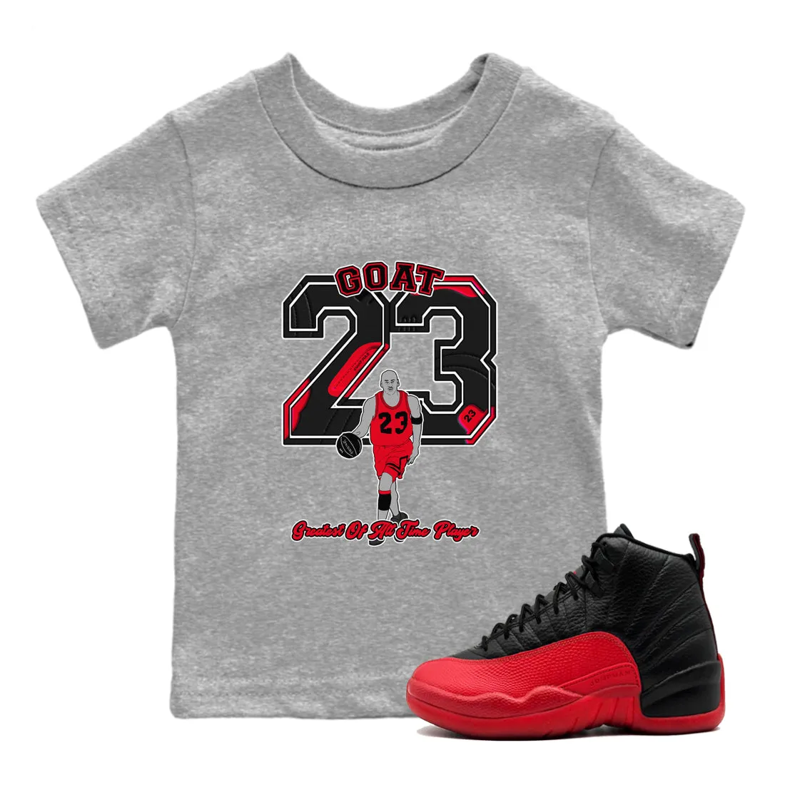 Goat Player Kids Flu Comprehensive selection SNRT Game - Jordan Sneaker Air Tees 12 Full catalog