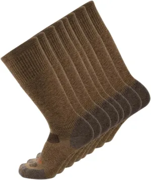 GRIP6 Wool Boot Socks - Merino Wool Socks Made in The USA - Lightweight Wool Hiking Socks - Warm Boot Socks for Men and Women