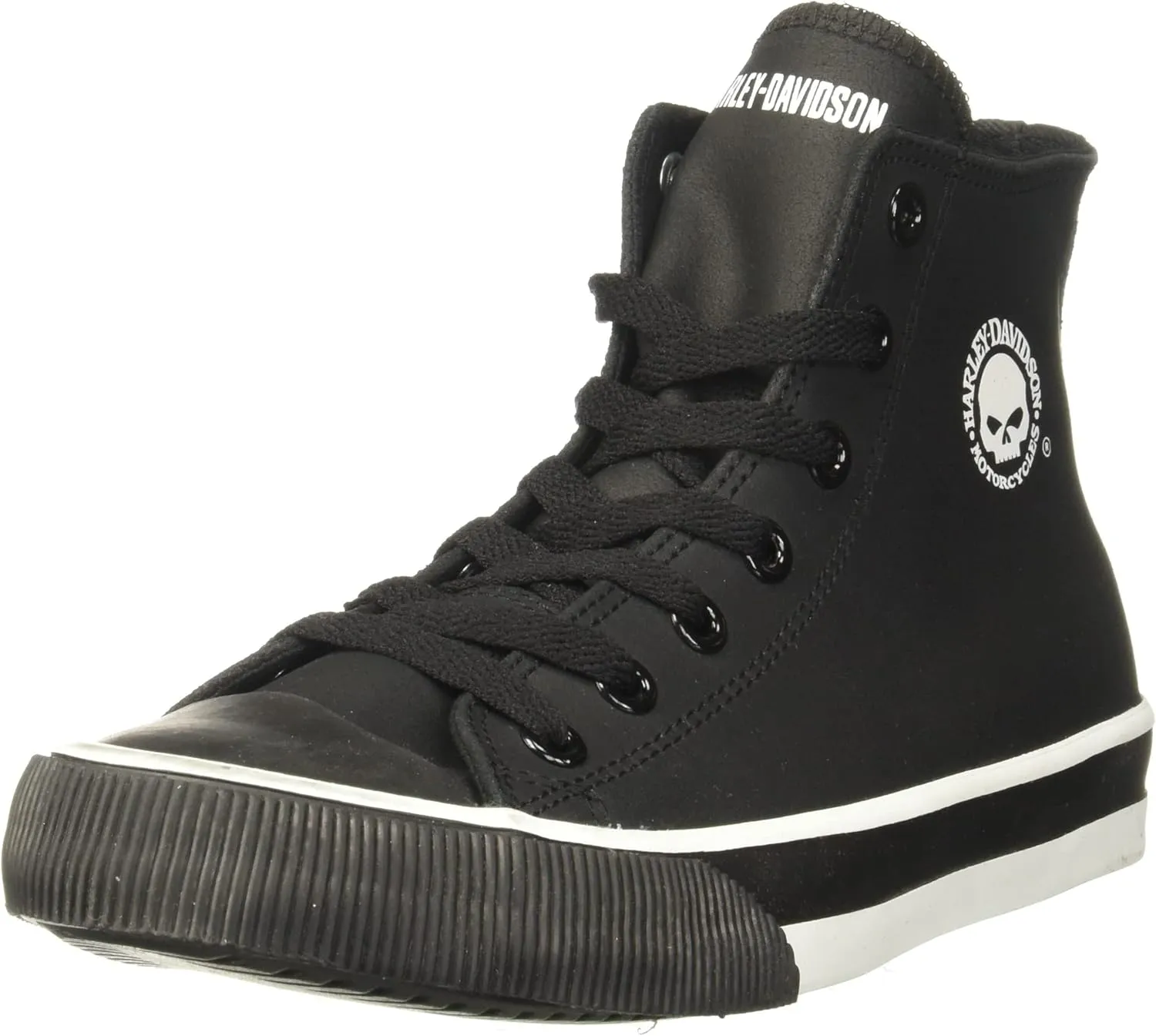 Harley-Davidson Men's Baxter Leather Motorcycle Casual Sneaker