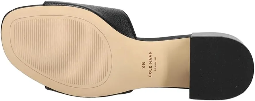 Heel On Slip Open Cole Squared Black Toe Heeled Haan Wi-Fi-enabled Sandals Leather Block Calli Multi-device compatible