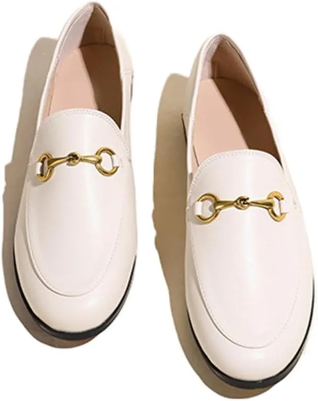 heelchic Women's Penny Loafers, Flats Loafer Low Heel for Women Comfortable, Slip On Driving Boat Shoes, Dressy Business Casual Shoes