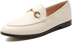 heelchic Women's Penny Loafers, Flats Loafer Low Heel for Women Comfortable, Slip On Driving Boat Shoes, Dressy Business Casual Shoes