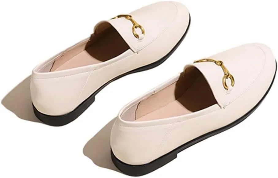 heelchic Women's Penny Loafers, Flats Loafer Low Heel for Women Comfortable, Slip On Driving Boat Shoes, Dressy Business Casual Shoes