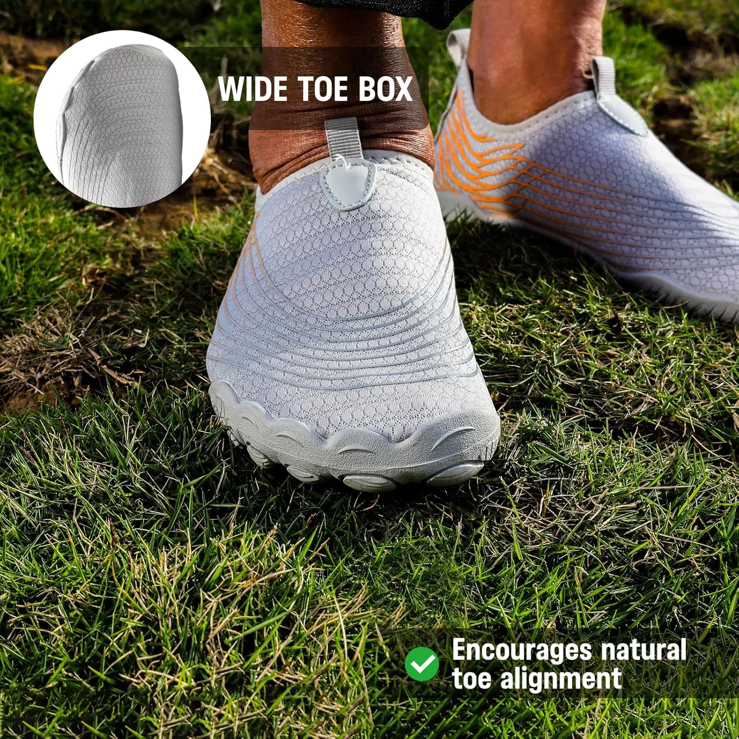 Hike Barefoot Shoes Womens Footwear,2025 New Barefoot Shoes for Women Mens,Healthy & Non-Slip Barefoot Vitality Shoe Women's Athletic Footwear,Wide Toe Box Water Shoe Swimming Hiking Walking