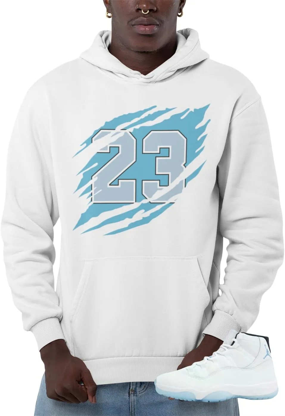 Hoodie To Match Jordan 11 Retro Legend Blue Urban Men's Graphic Hoodie