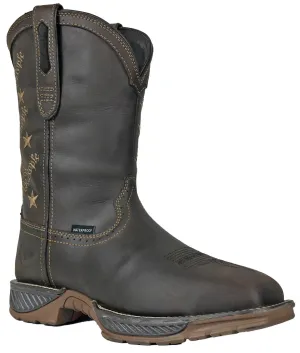 Hoss Boots Mens We The People CT WP Brown Leather Work Boots