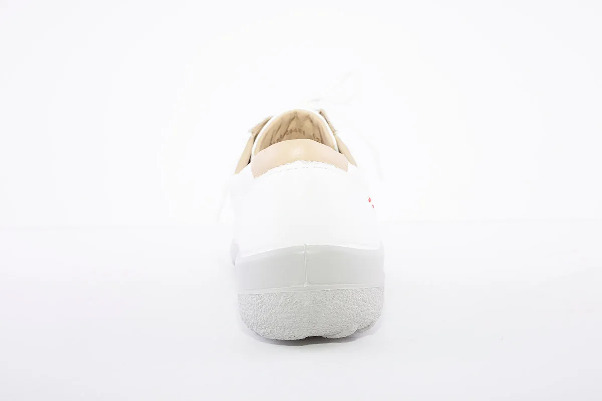HOTTER - Tansy White Leather Lace Shoe